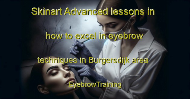 Skinart Advanced lessons in how to excel in eyebrow techniques in Burgersdijk area | EyebrowTraining | EyebrowClasses | SkinartTraining-Netherlands