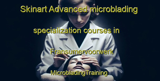 Skinart Advanced microblading specialization courses in Fransumervoorwerk | #MicrobladingTraining #MicrobladingClasses #SkinartTraining-Netherlands