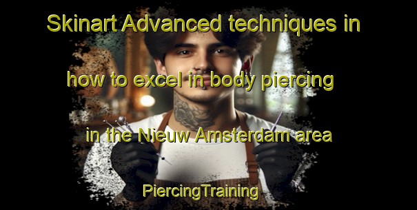 Skinart Advanced techniques in how to excel in body piercing in the Nieuw Amsterdam area | PiercingTraining | PiercingClasses | SkinartTraining-Netherlands