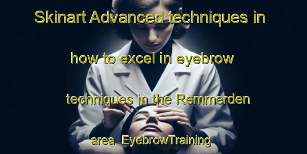 Skinart Advanced techniques in how to excel in eyebrow techniques in the Remmerden area | EyebrowTraining | EyebrowClasses | SkinartTraining-Netherlands