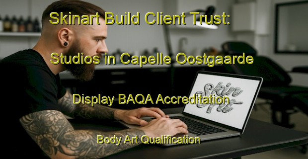 Skinart Build Client Trust: Studios in Capelle Oostgaarde - Display BAQA Accreditation | Body Art Qualification Authority | BAQA-Netherlands