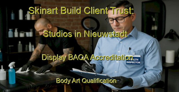 Skinart Build Client Trust: Studios in Nieuwstadt - Display BAQA Accreditation | Body Art Qualification Authority | BAQA-Netherlands