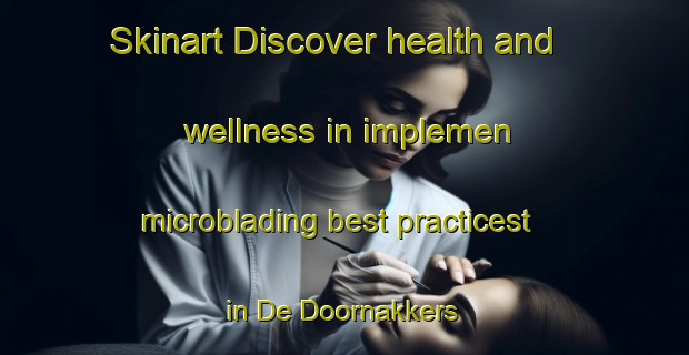 Skinart Discover health and wellness in implemen microblading best practicest in De Doornakkers | MicrobladingTraining | MicrobladingClasses | SkinartTraining-Netherlands