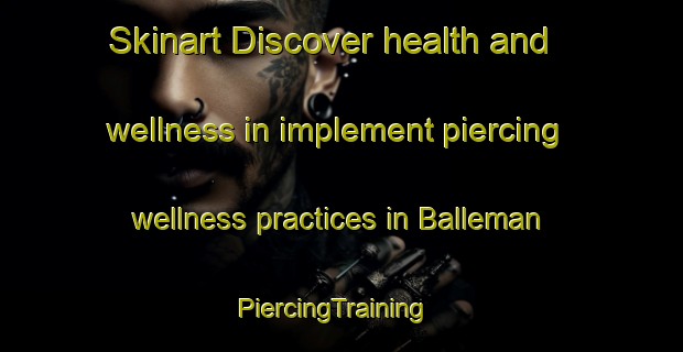 Skinart Discover health and wellness in implement piercing wellness practices in Balleman | PiercingTraining | PiercingClasses | SkinartTraining-Netherlands