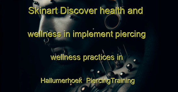 Skinart Discover health and wellness in implement piercing wellness practices in Hallumerhoek | PiercingTraining | PiercingClasses | SkinartTraining-Netherlands