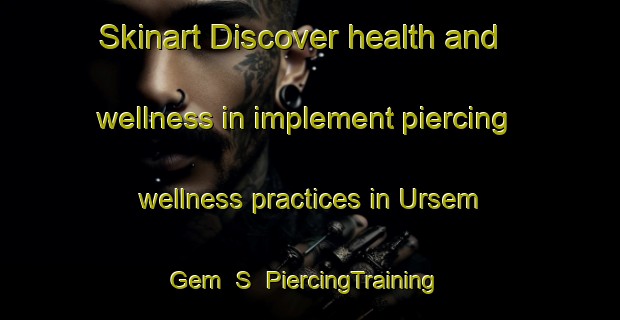 Skinart Discover health and wellness in implement piercing wellness practices in Ursem Gem  S | PiercingTraining | PiercingClasses | SkinartTraining-Netherlands