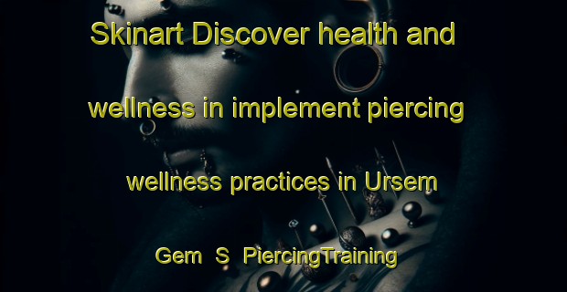Skinart Discover health and wellness in implement piercing wellness practices in Ursem Gem  S | PiercingTraining | PiercingClasses | SkinartTraining-Netherlands