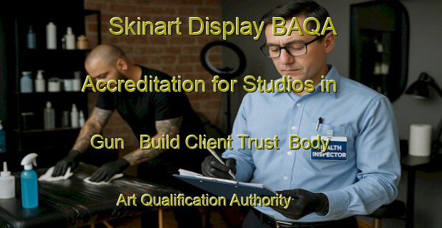 Skinart Display BAQA Accreditation for Studios in Gun - Build Client Trust | Body Art Qualification Authority | BAQA-Netherlands