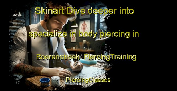 Skinart Dive deeper into specialize in body piercing in Boerenstreek | #PiercingTraining #PiercingClasses #SkinartTraining-Netherlands