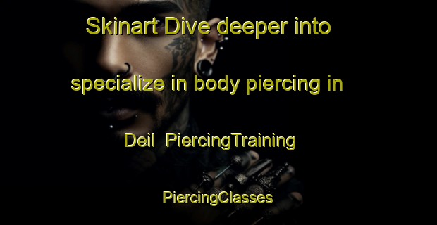 Skinart Dive deeper into specialize in body piercing in Deil | #PiercingTraining #PiercingClasses #SkinartTraining-Netherlands