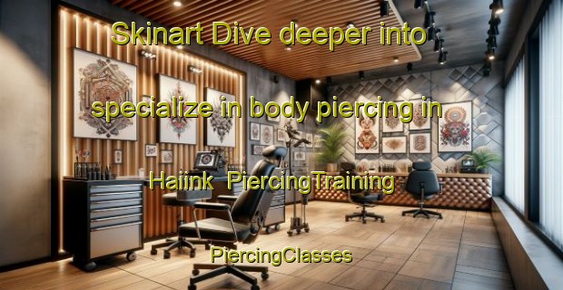 Skinart Dive deeper into specialize in body piercing in Haiink | #PiercingTraining #PiercingClasses #SkinartTraining-Netherlands