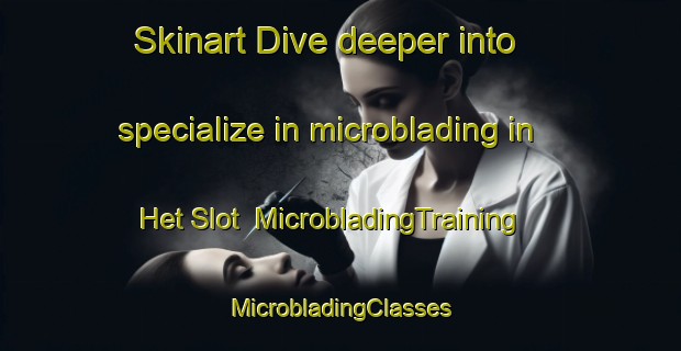 Skinart Dive deeper into specialize in microblading in Het Slot | #MicrobladingTraining #MicrobladingClasses #SkinartTraining-Netherlands