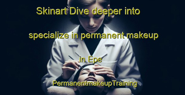 Skinart Dive deeper into specialize in permanent makeup in Epe | PermanentmakeupTraining | PermanentmakeupClasses | SkinartTraining-Netherlands