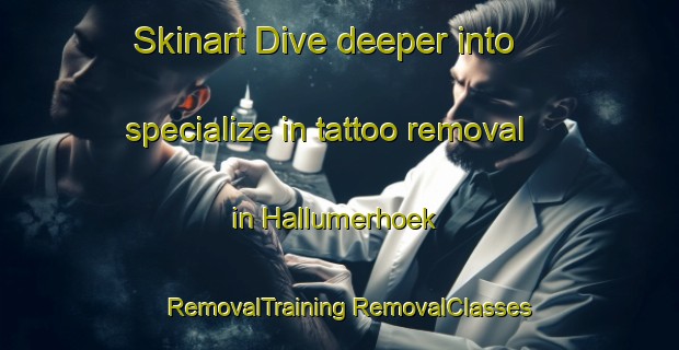 Skinart Dive deeper into specialize in tattoo removal in Hallumerhoek | #RemovalTraining #RemovalClasses #SkinartTraining-Netherlands