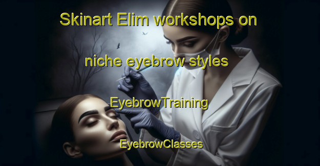 Skinart Elim workshops on niche eyebrow styles | EyebrowTraining | EyebrowClasses | SkinartTraining-Netherlands