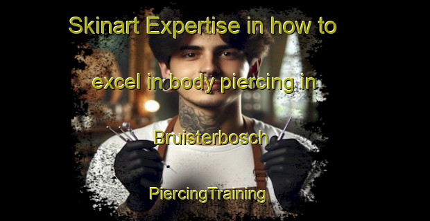 Skinart Expertise in how to excel in body piercing in Bruisterbosch | PiercingTraining | PiercingClasses | SkinartTraining-Netherlands