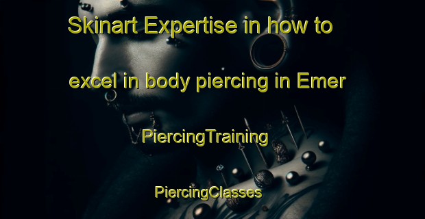 Skinart Expertise in how to excel in body piercing in Emer | PiercingTraining | PiercingClasses | SkinartTraining-Netherlands