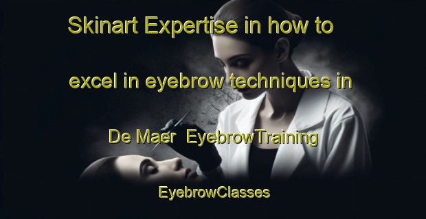 Skinart Expertise in how to excel in eyebrow techniques in De Maer | EyebrowTraining | EyebrowClasses | SkinartTraining-Netherlands