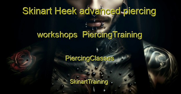 Skinart Heek advanced piercing workshops | #PiercingTraining #PiercingClasses #SkinartTraining-Netherlands