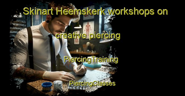 Skinart Heemskerk workshops on creative piercing | #PiercingTraining #PiercingClasses #SkinartTraining-Netherlands