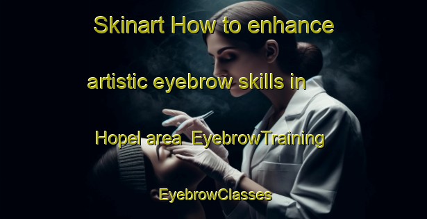Skinart How to enhance artistic eyebrow skills in Hopel area | EyebrowTraining | EyebrowClasses | SkinartTraining-Netherlands