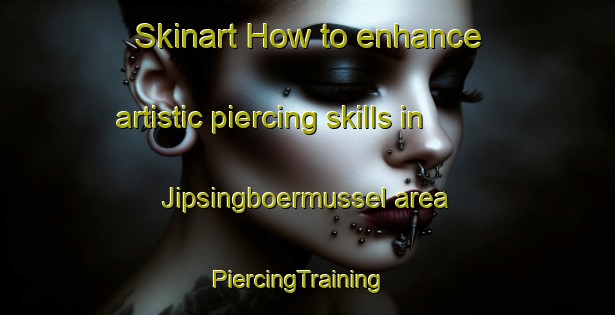 Skinart How to enhance artistic piercing skills in Jipsingboermussel area | PiercingTraining | PiercingClasses | SkinartTraining-Netherlands