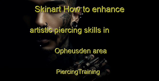 Skinart How to enhance artistic piercing skills in Opheusden area | #PiercingTraining #PiercingClasses #SkinartTraining-Netherlands