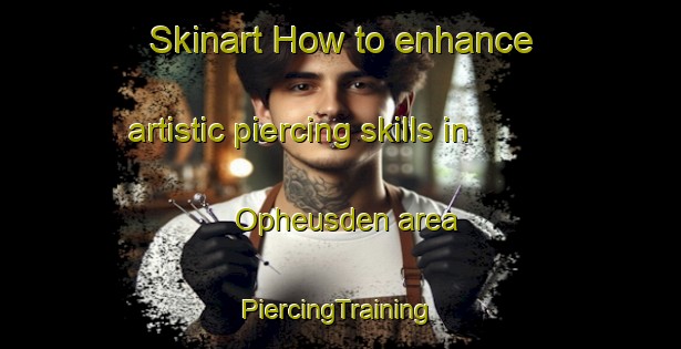 Skinart How to enhance artistic piercing skills in Opheusden area | #PiercingTraining #PiercingClasses #SkinartTraining-Netherlands