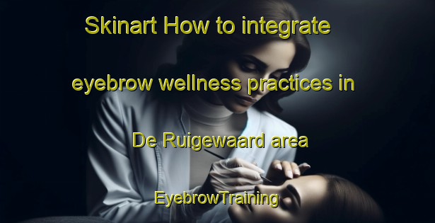 Skinart How to integrate eyebrow wellness practices in De Ruigewaard area | EyebrowTraining | EyebrowClasses | SkinartTraining-Netherlands