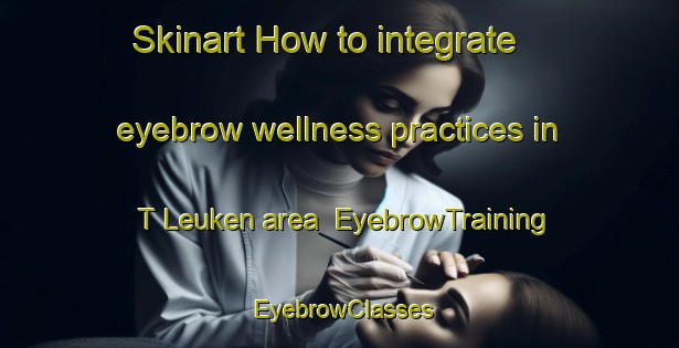 Skinart How to integrate eyebrow wellness practices in T Leuken area | EyebrowTraining | EyebrowClasses | SkinartTraining-Netherlands