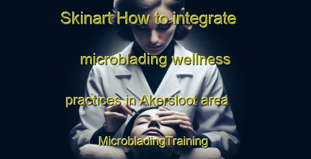 Skinart How to integrate microblading wellness practices in Akersloot area | #MicrobladingTraining #MicrobladingClasses #SkinartTraining-Netherlands