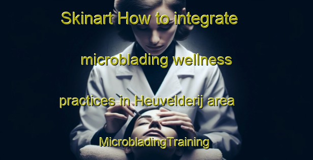 Skinart How to integrate microblading wellness practices in Heuvelderij area | #MicrobladingTraining #MicrobladingClasses #SkinartTraining-Netherlands