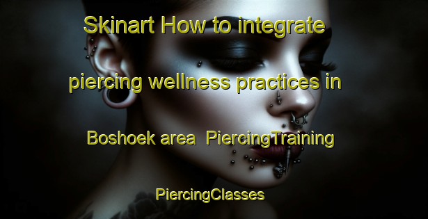 Skinart How to integrate piercing wellness practices in Boshoek area | PiercingTraining | PiercingClasses | SkinartTraining-Netherlands