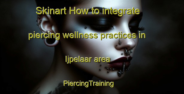 Skinart How to integrate piercing wellness practices in Ijpelaar area | PiercingTraining | PiercingClasses | SkinartTraining-Netherlands