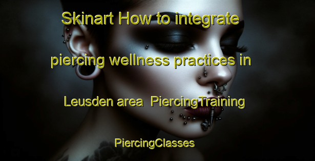 Skinart How to integrate piercing wellness practices in Leusden area | PiercingTraining | PiercingClasses | SkinartTraining-Netherlands