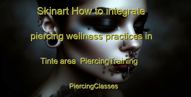 Skinart How to integrate piercing wellness practices in Tinte area | PiercingTraining | PiercingClasses | SkinartTraining-Netherlands