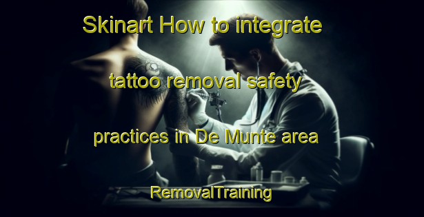 Skinart How to integrate tattoo removal safety practices in De Munte area | RemovalTraining | RemovalClasses | SkinartTraining-Netherlands