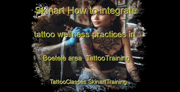 Skinart How to integrate tattoo wellness practices in Boetele area | #TattooTraining #TattooClasses #SkinartTraining-Netherlands