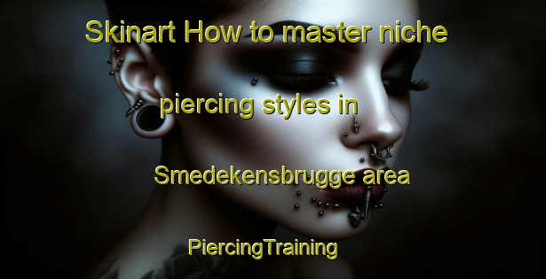Skinart How to master niche piercing styles in Smedekensbrugge area | PiercingTraining | PiercingClasses | SkinartTraining-Netherlands