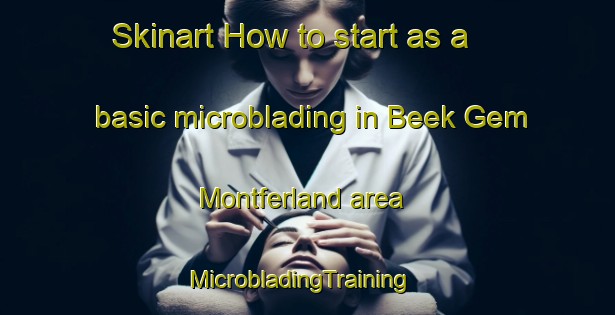 Skinart How to start as a basic microblading in Beek Gem Montferland area | MicrobladingTraining | MicrobladingClasses | SkinartTraining-Netherlands
