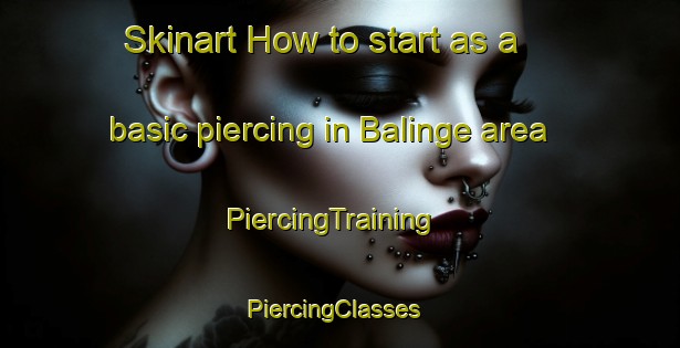 Skinart How to start as a basic piercing in Balinge area | PiercingTraining | PiercingClasses | SkinartTraining-Netherlands