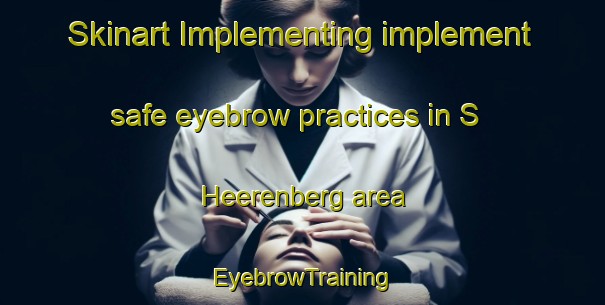Skinart Implementing implement safe eyebrow practices in S Heerenberg area | EyebrowTraining | EyebrowClasses | SkinartTraining-Netherlands