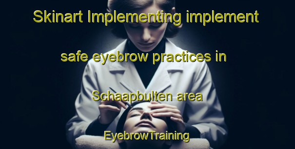 Skinart Implementing implement safe eyebrow practices in Schaapbulten area | EyebrowTraining | EyebrowClasses | SkinartTraining-Netherlands