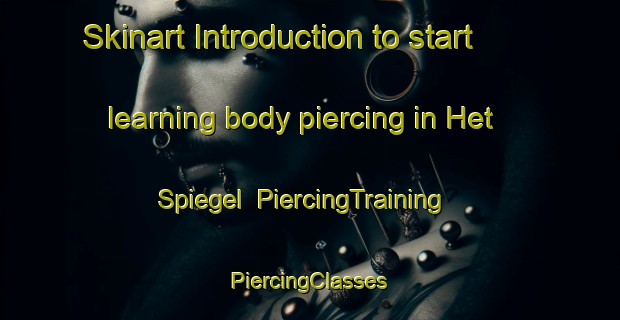 Skinart Introduction to start learning body piercing in Het Spiegel | #PiercingTraining #PiercingClasses #SkinartTraining-Netherlands