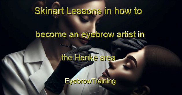 Skinart Lessons in how to become an eyebrow artist in the Herike area | EyebrowTraining | EyebrowClasses | SkinartTraining-Netherlands