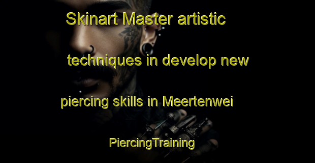 Skinart Master artistic techniques in develop new piercing skills in Meertenwei | PiercingTraining | PiercingClasses | SkinartTraining-Netherlands