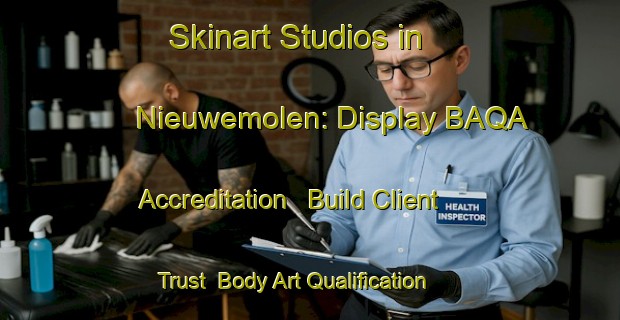 Skinart Studios in Nieuwemolen: Display BAQA Accreditation - Build Client Trust | Body Art Qualification Authority | BAQA-Netherlands