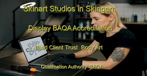 Skinart Studios in Skingen: Display BAQA Accreditation - Build Client Trust | Body Art Qualification Authority | BAQA-Netherlands