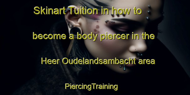 Skinart Tuition in how to become a body piercer in the Heer Oudelandsambacht area | PiercingTraining | PiercingClasses | SkinartTraining-Netherlands